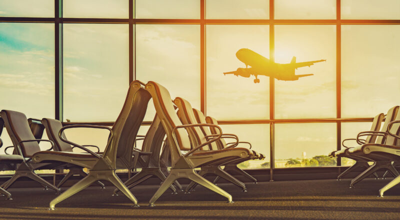 Airport waiting area