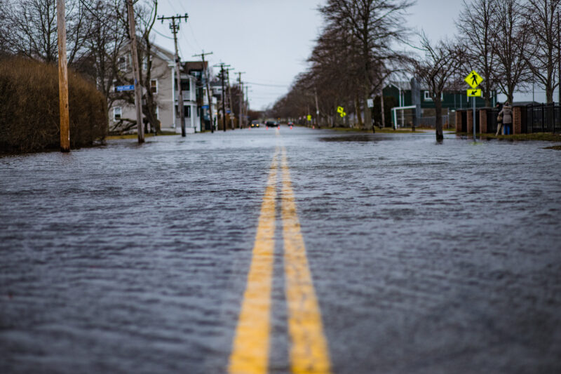 Newport RI road flooding