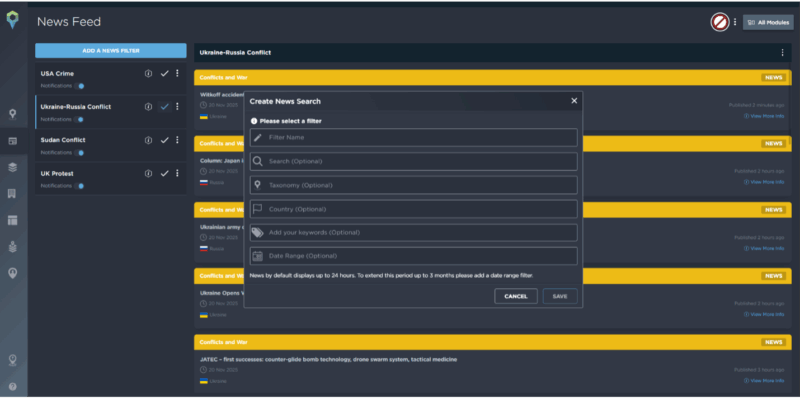 Screenshot of the feature in S7 ONE